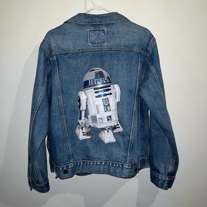 Levi’s Star Wars Limited Edition R2-D2 Ex-Boyfriend Trucker Denim Jean Jacket